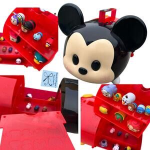 Disney Tsum Tsum Mickey Mouse Storage Container with Figs Bundle